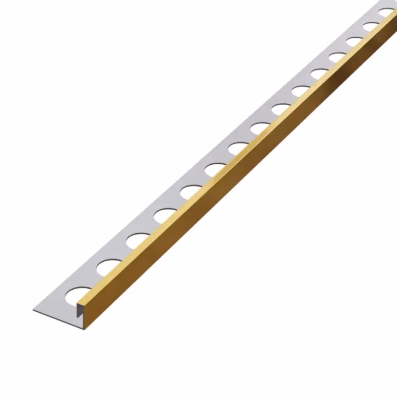 Rohový profil JS 10,5 mm x 270 cm zlatý mat