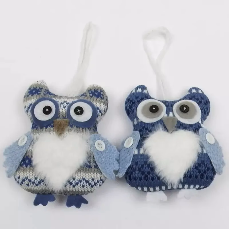 Závesná dekorácia sova 11 cm mix 41748