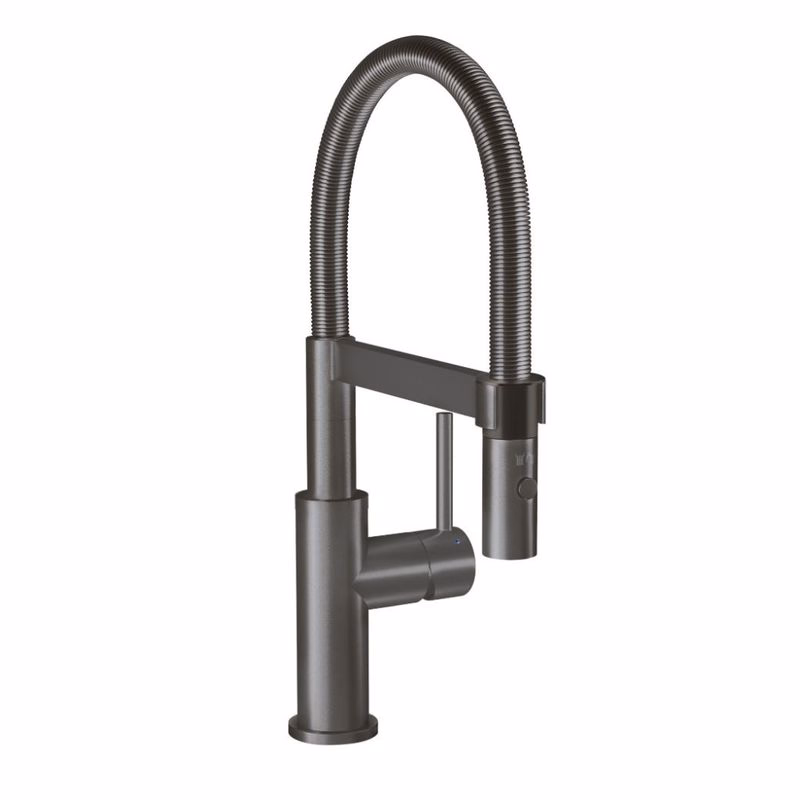VILLEROY & BOCH VILLEROY & BOCH - Drezová batéria Steel Expert Compact, odnímateľná sprcha, antracit 92730005