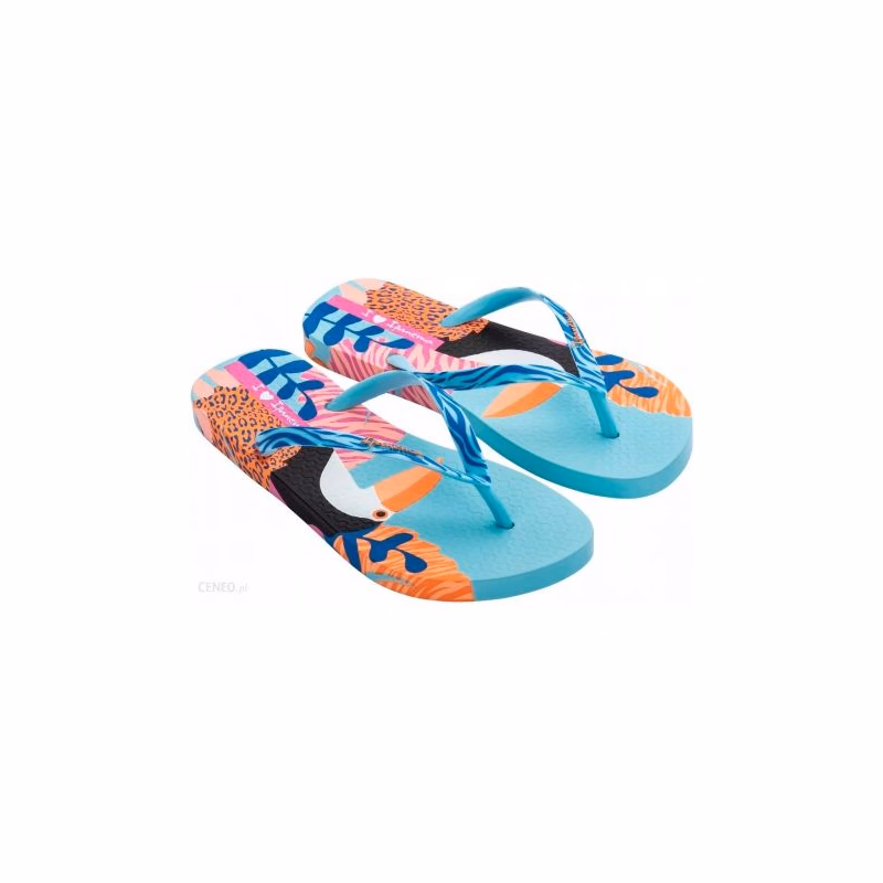 Dámske žabky (plážová obuv) IPANEMA Selva blue orange