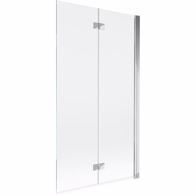 MEXEN - MIST vaňová zástena 100x150 cm 6mm 2-s, chróm, číra, pravá 8A9-100-002-01-00-P