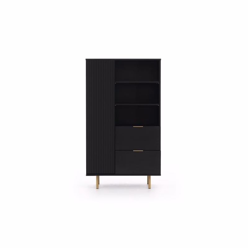 ArtGiB Vitrína NUBIA NB-04 | čierna