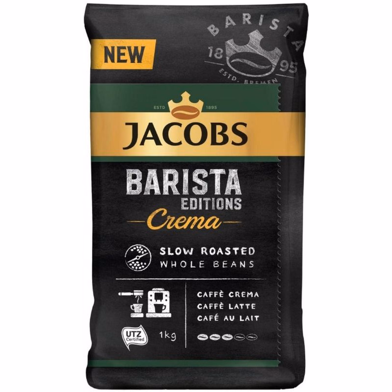 CREMA 1KG ZRNK.KÁVA JACOBS BARISTA