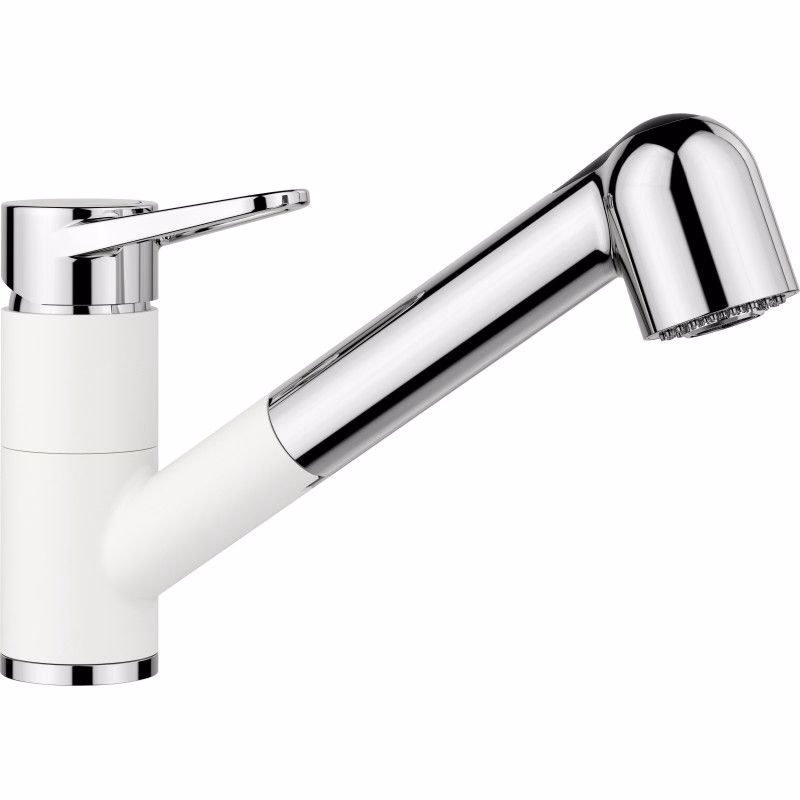 Blanco Wega II-S silgranit/chróm biela + Dodatočná extra zľava 5% po vložení do košíku !