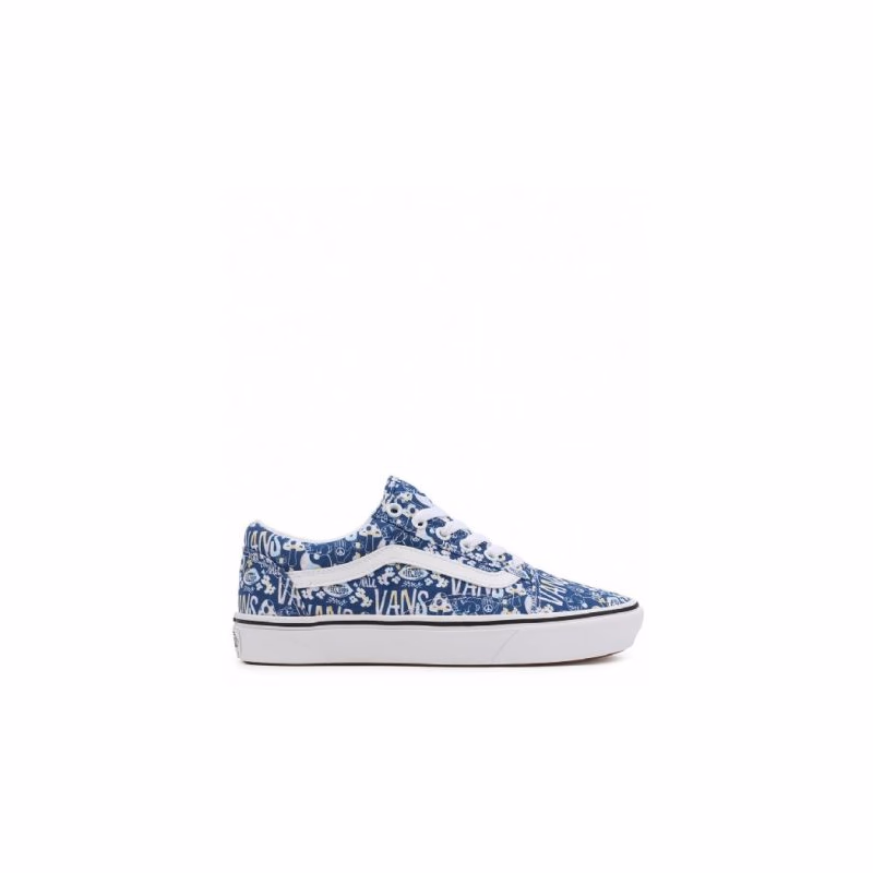 Dámska rekreačná obuv VANS UA ComfyCush Old Skool (Pastel Tie Dye) multi true white