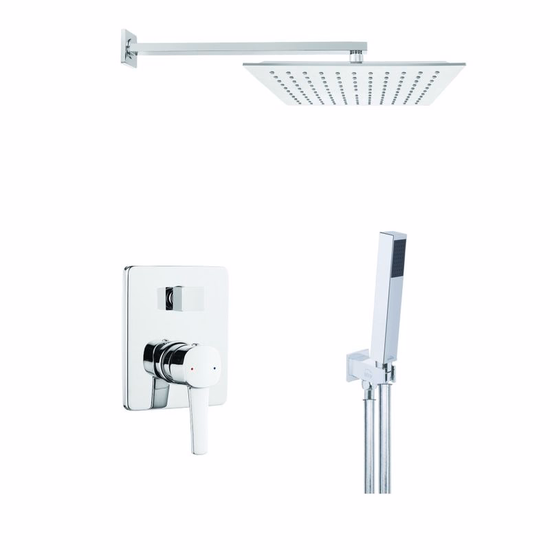 INVENA - Podomietkový set GLAMOUR chróm TREND BS-02-0K1-V