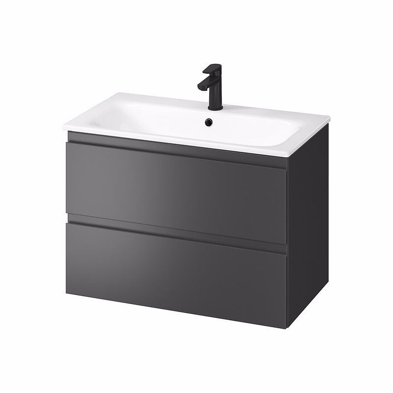 CERSANIT - SET B818 MODUO-IN 80 ANTRACIT DSM (skrinka + umývadlo) S801-473-DSM