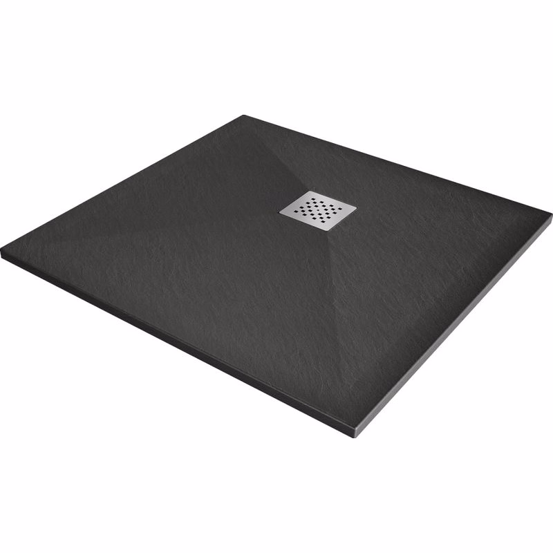 MEXEN - Stone+ Sprchová vanička štvorcová 70x70, antracit 44717070
