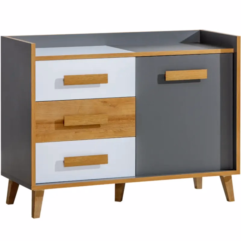 Komoda W6 Werso Riviera/Biely/Antracit