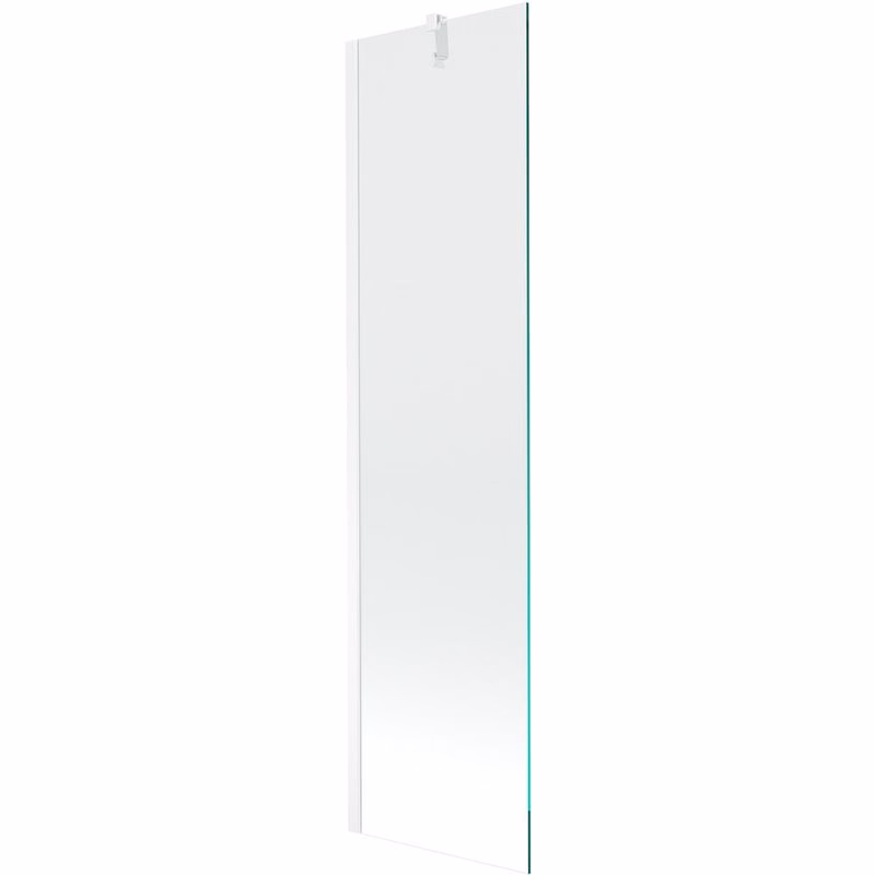 MEXEN/S - Next vaňová zástena FIX 50x150, transparent, biela 895-050-000-00-00-20