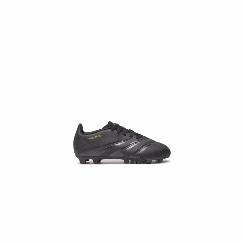 Chlapčenské futbalové kopačky outdoorové ADIDAS Predator K FG core black carbon gold met