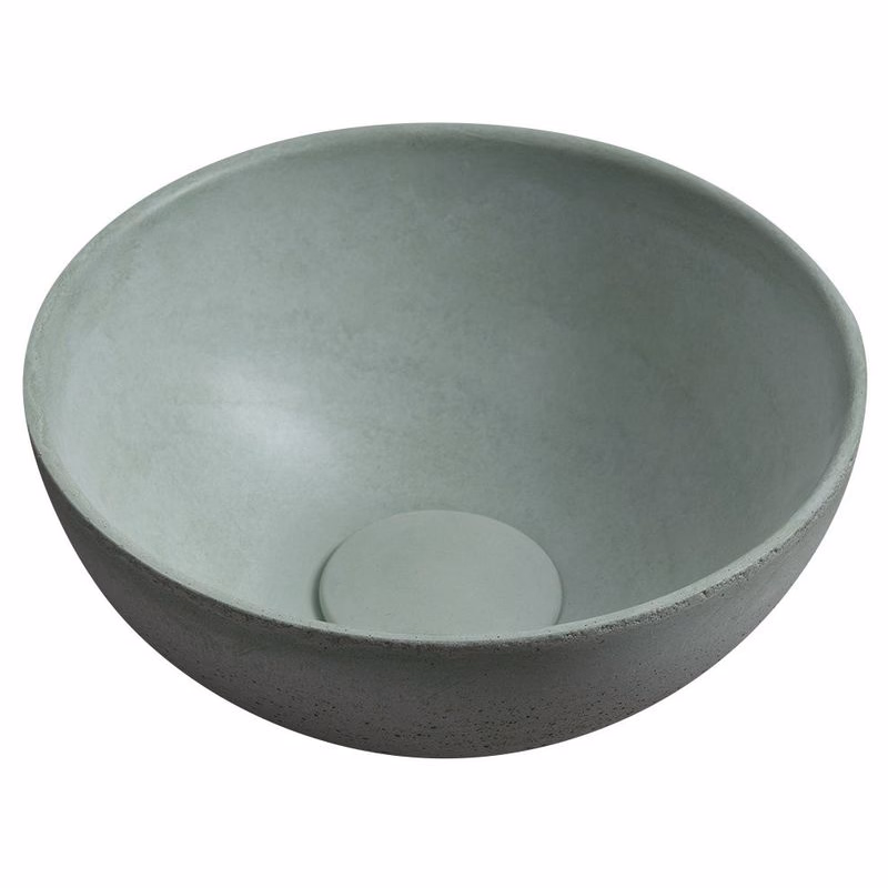 SAPHO - MINOR betónové umývadlo na dosku, priemer 26cm, zelená mat MR26023