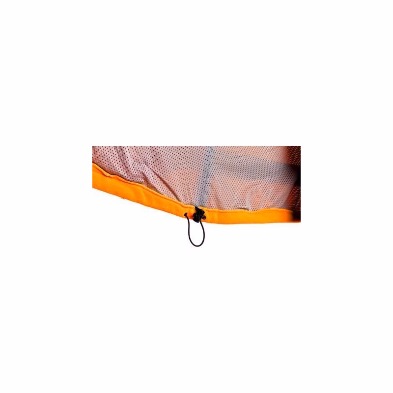 Bunda PRESTON, výstražná, oranžová veľ. S