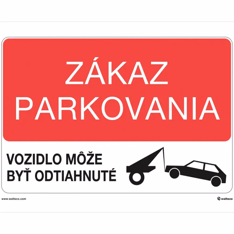 Zákaz parkovania, odťah A4