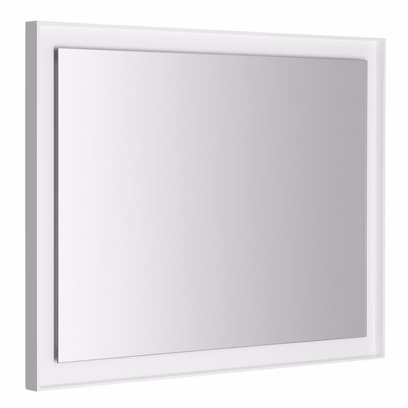 SAPHO - FLUT LED podsvietené zrkadlo 90x70cm, biela FT090