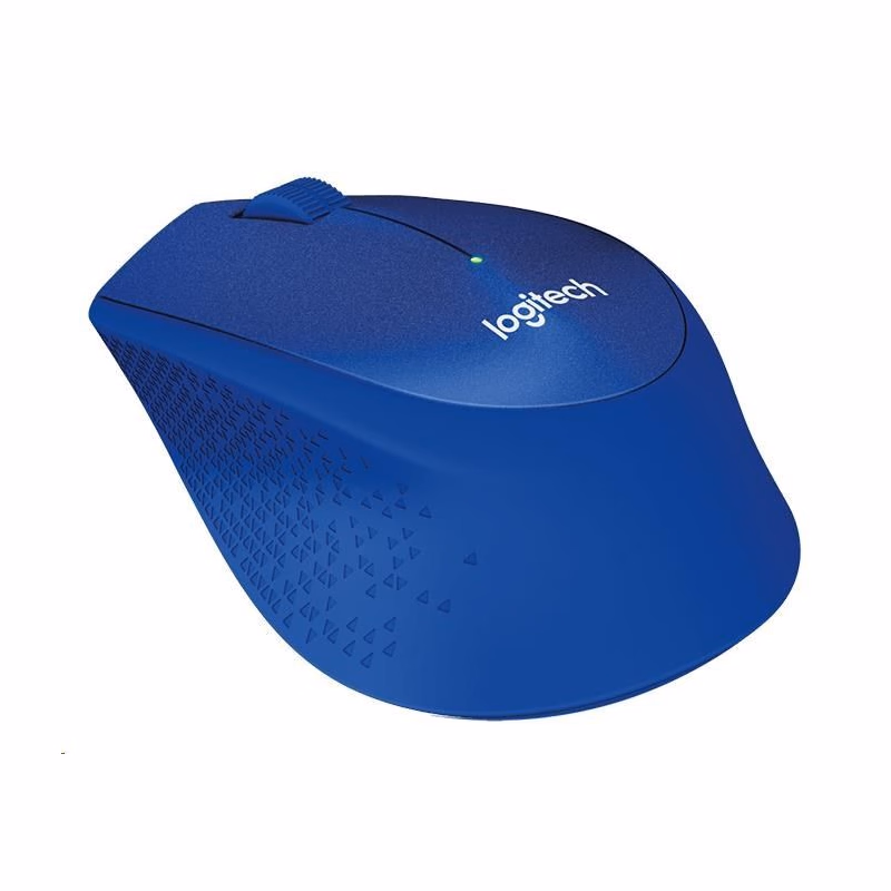 Logitech Wireless Mouse M330 Silent Plus, blue
