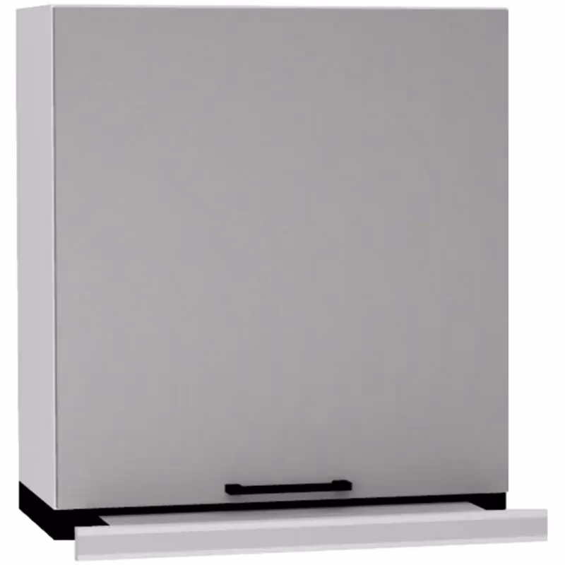 Kuchynská skrinka Max W60/68 Slim Pl so strieborným digestorom Granit