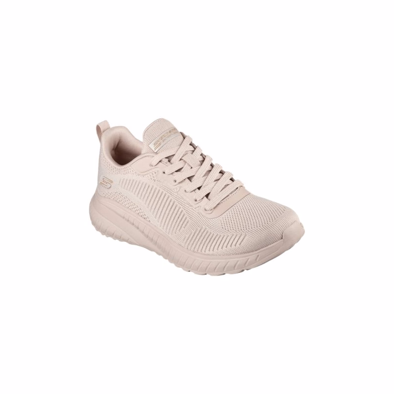 Dámska rekreačná obuv SKECHERS Bobs Sport Squad Chaos Face Off W nude natural