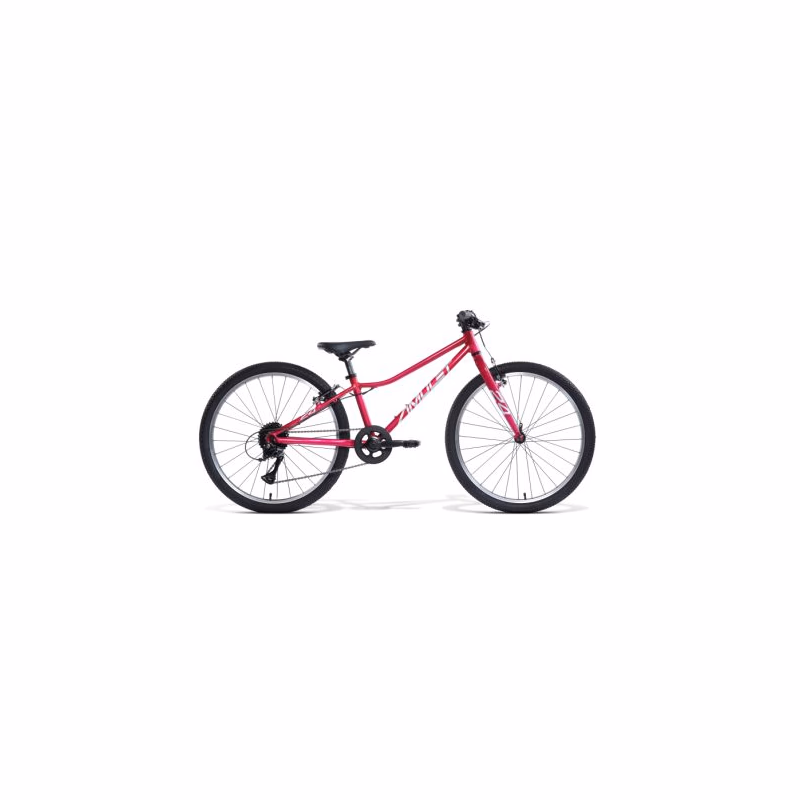 Dievčenský horský bicykel AMULET 24 Fun, raspberry pearl silver