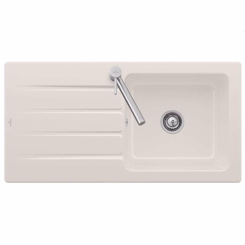 VILLEROY & BOCH VILLEROY & BOCH - Keramický drez Architectura 60 Cream nástavný 1000 x 510 bez excentra 336001KR