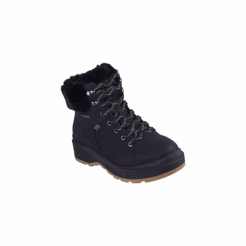 Dámske členkové zimné topánky SKECHERS Park City black black