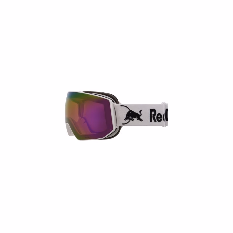 Lyžiarske okuliare RED BULL SPECT FINK-06PU2, white orange with purple mirror