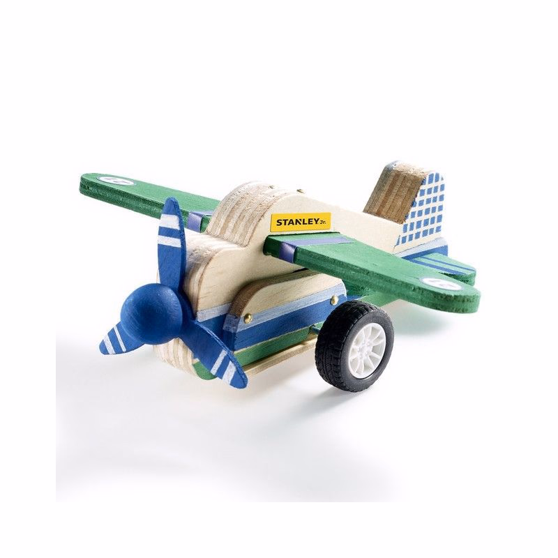 Stanley Jr. JK029-SY Stavebnice, lietadlo, drevo