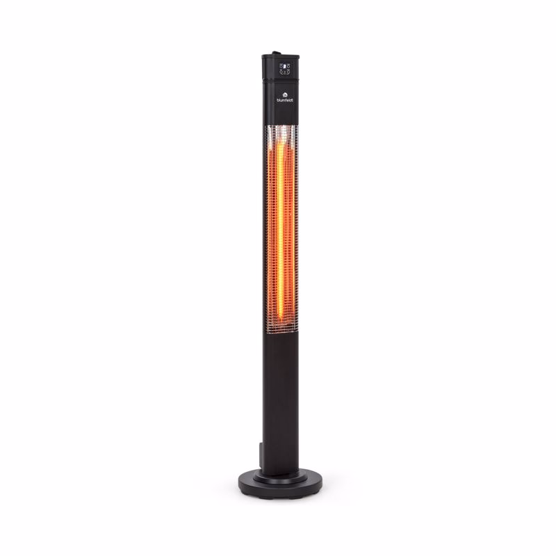 Blumfeldt Heat Guru Plus, infračervený ohrievač, 2000 W, 3 stupne ohrevu, diaľkový ovládač, čierny