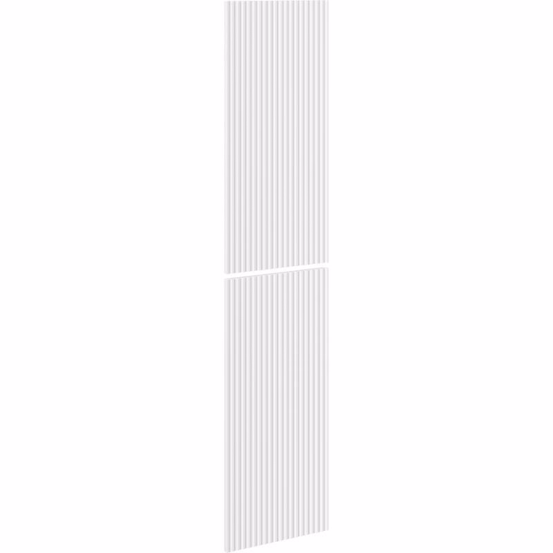 MEXEN - Rivel čelo pre kúpeľňovú skrinku reliéf 35 x 80 cm (2 ks.), biela mat 91A21-1600-300-2-01
