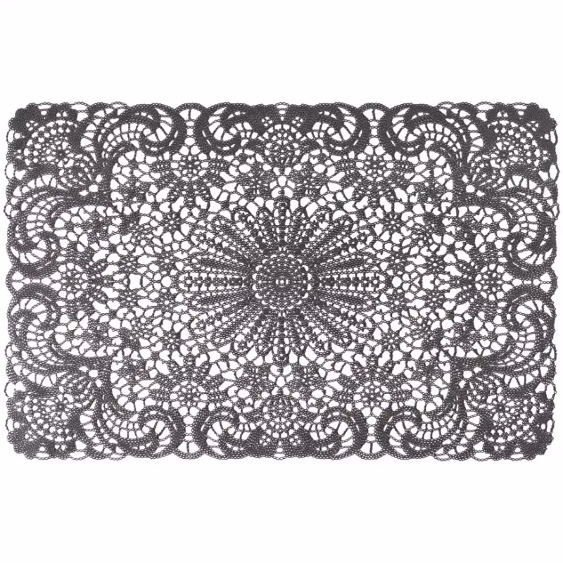 Podložka pod tanier  Lace 45x30 cm sivá ar-mata-lace-szar