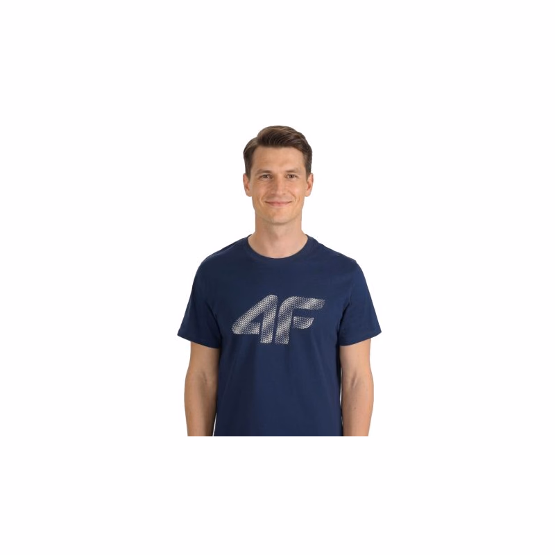 Pánske tričko s krátkym rukávom 4F TSHIRT M3342-31S-NAVY