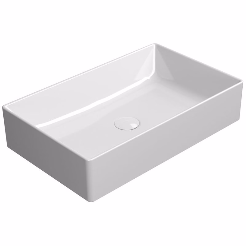 GSI - KUBE X keramické umývadlo na dosku 60x37cm, biela ExtraGlaze 945311