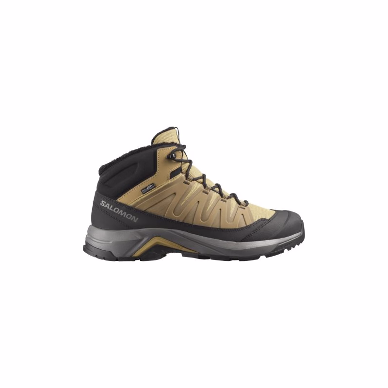Pánske členkové zimné topánky SALOMON X-Adventure Coldrush WP M kelp black pewter