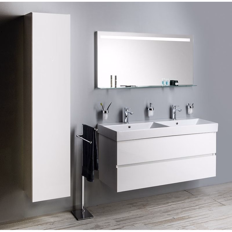 SAPHO - Kúpeľňový set ODETTA 120, biela KSET-058
