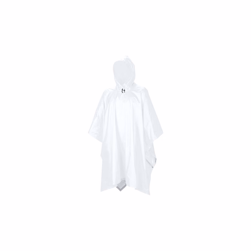 Juniorský pršiplášť FRENDO JUNIOR EVA PONCHO WHITE