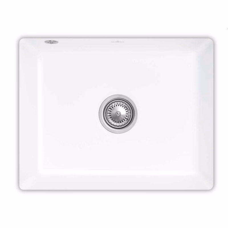 VILLEROY & BOCH VILLEROY & BOCH - Keramický drez Subway 60 SU White alpin podstavný 545 x 440 bez excentra 331001R1