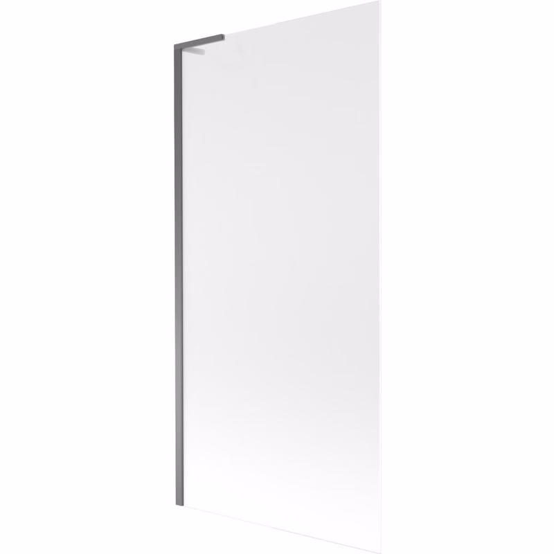 MEXEN/S - Next L vaňová zástena FIX 90 x 150, dekor, grafit metal 895-090-000-03-30-95