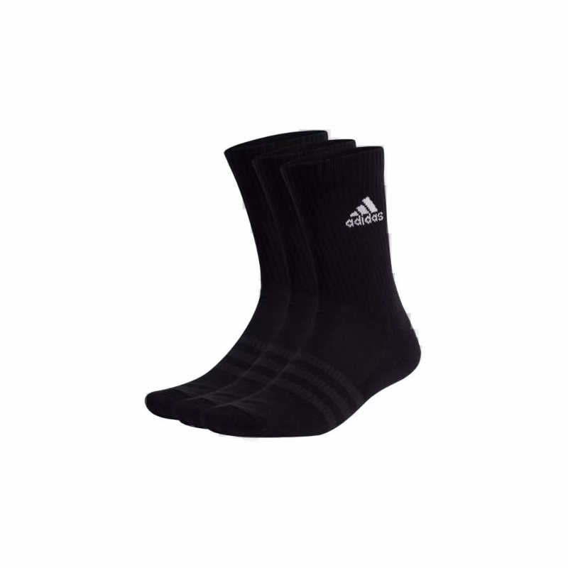 Ponožky ADIDAS 3 PACK-CUSH CRW -BLACK WHITE