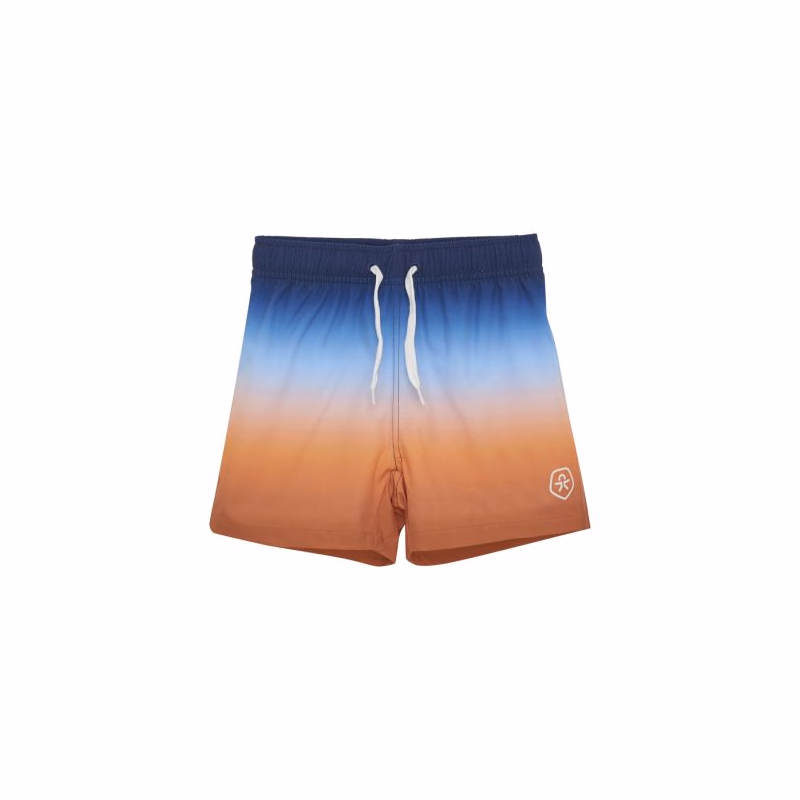 Chlapčenské plavky COLOR KIDS Swim Shorts, AOP, tangerine