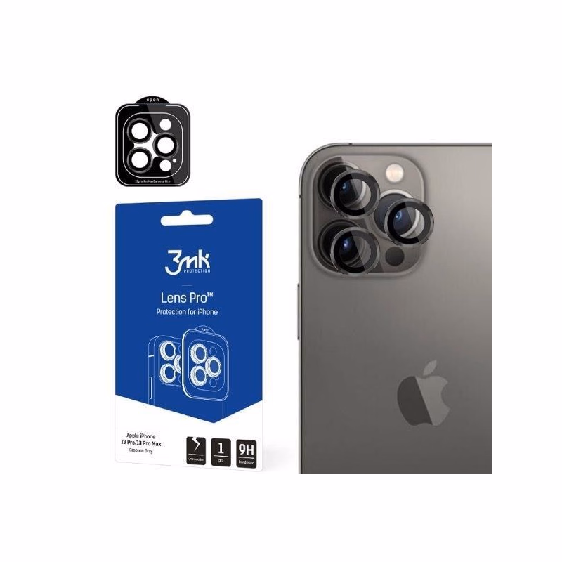 3mk Lens Protection Pro pre Apple iPhone 15 Pro, Graphite