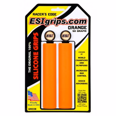 Rukoväte na riadidlá ESI Racer´s Edge - orange