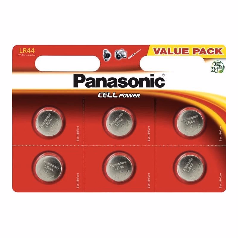 PANASONIC Alkalická MIKRO batéria LR-44EL/6BP 1, 5V (Blister 6ks)