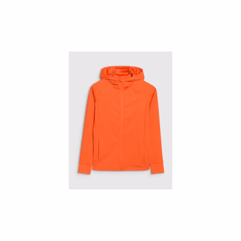 Dámska tréningová mikina so zipsom 4F SWEATSHIRT FNK F467-62S-RED