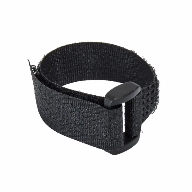 Sťahovacie pásky na suchý zips 16 x 210 mm, čierne 5 ks