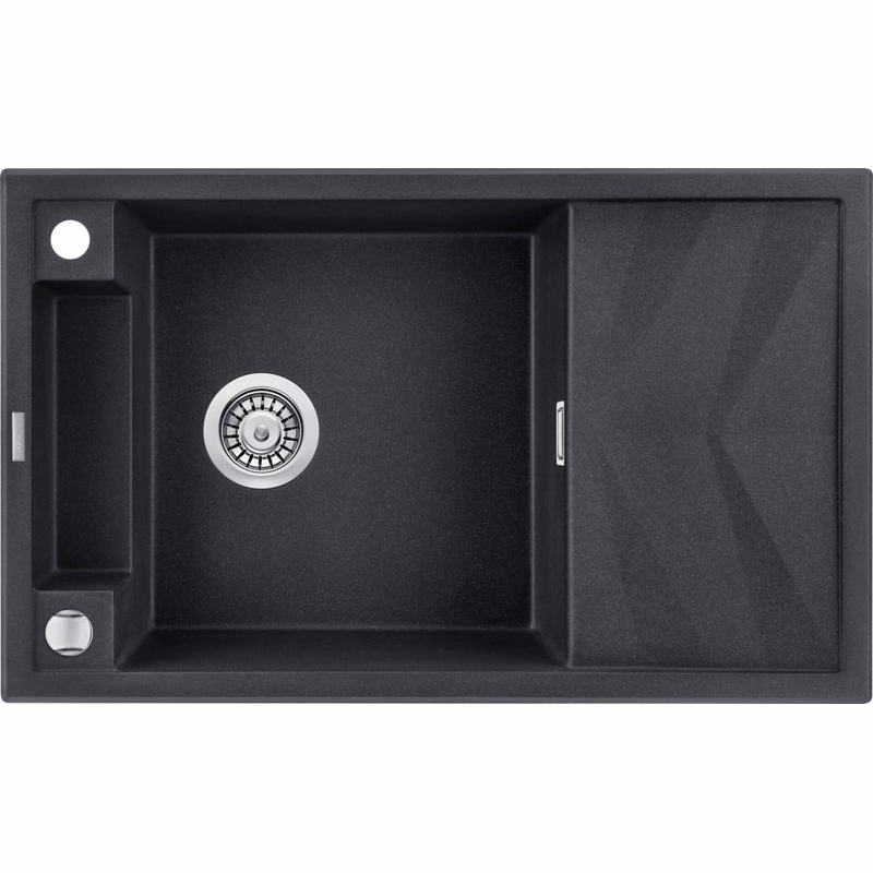 DEANTE DEANTE - Magnetic grafit metalic - Magnetic Granitový drez s odkvapkávačom ZRM_G113