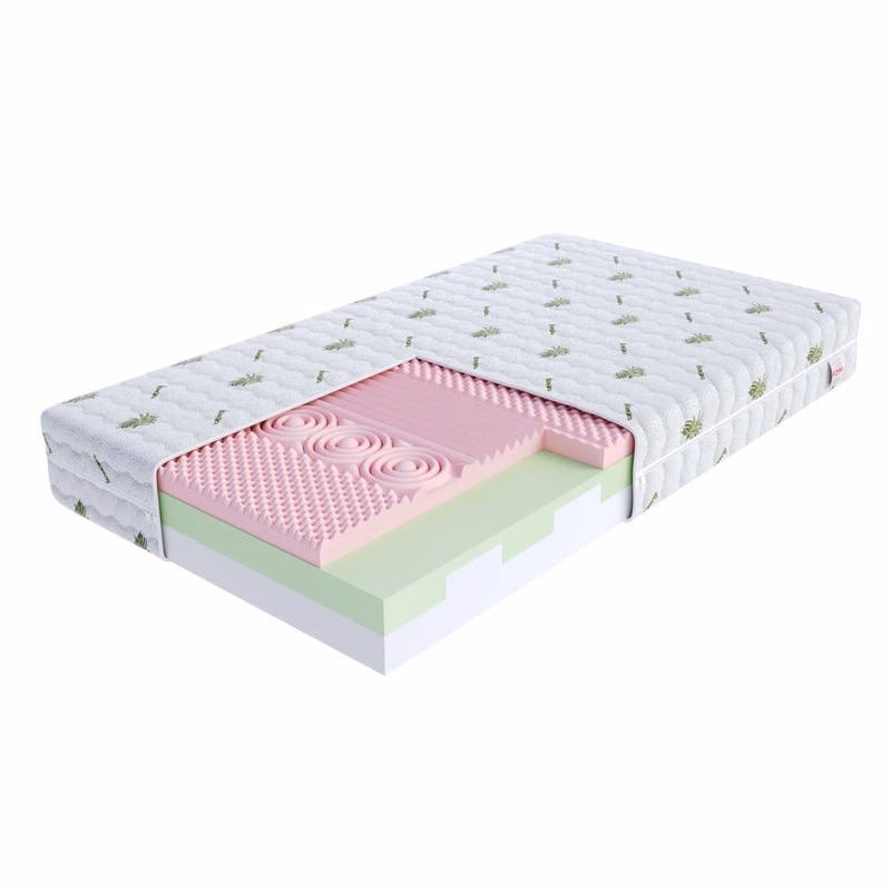 FDM Penový matrac ROVIGO Aloe vera | 90 x 200 cm