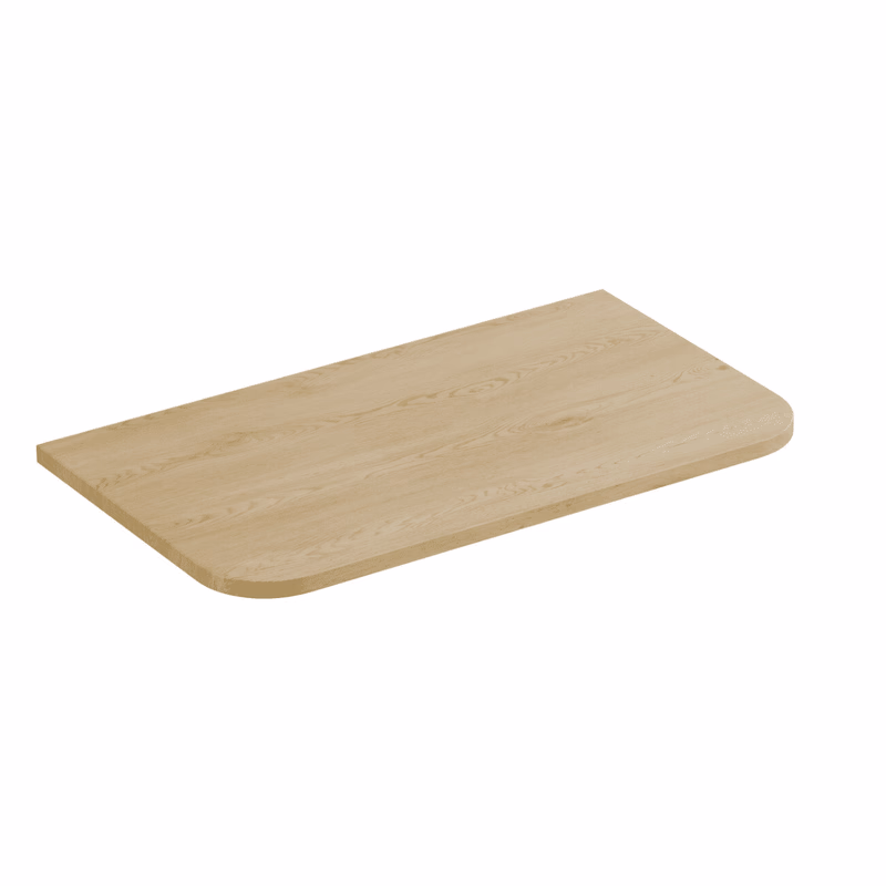 ArtCom Doska pod umývadlo OVALIA | dub cremona Typ: Doska 80 cm / 89-80
