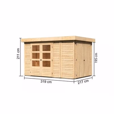 Drevený záhradný domček RETOLA 3 Lanitplast