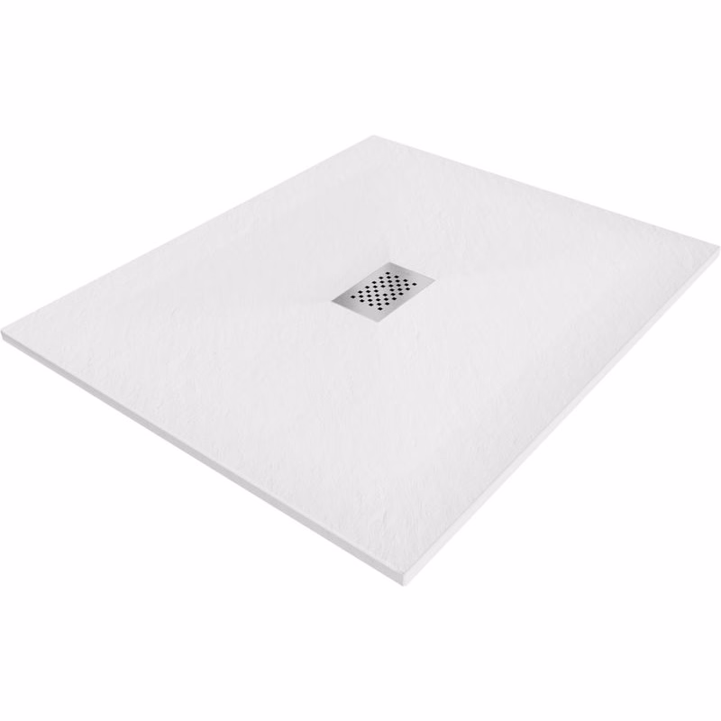 MEXEN/S - Hugo sprchová vanička SMC 110x100, biela, krytka nerez 42101011-X