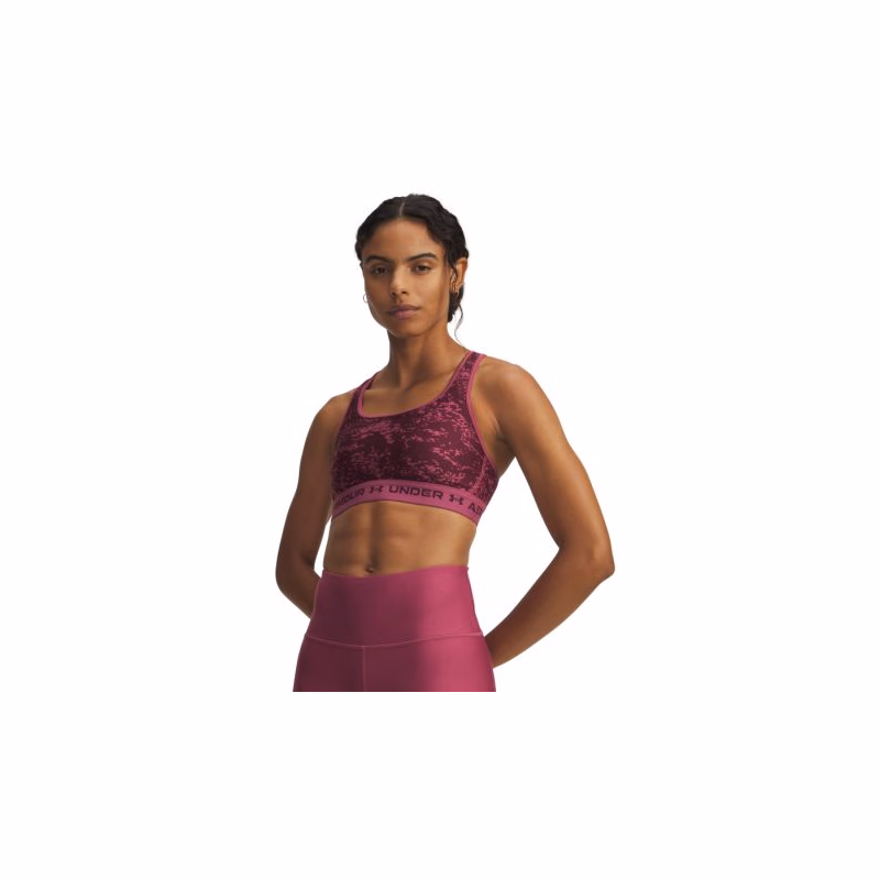 Dámska tréningová športová podprsenka UNDER ARMOUR Crossback Mid Print